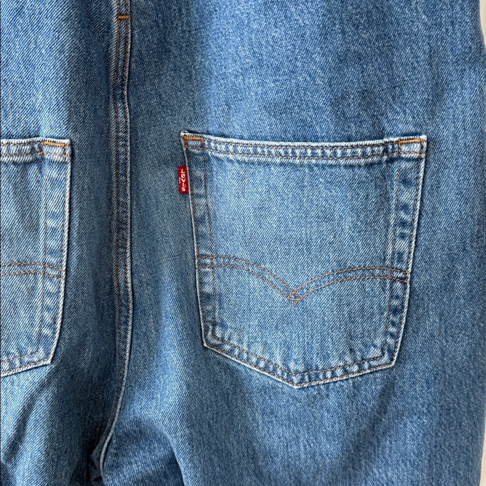 Levi's Blue Denim Overalls - Picture 4 of 5